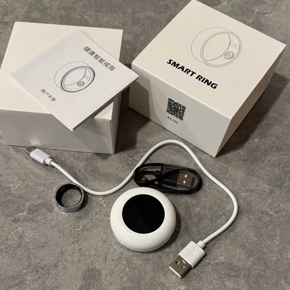 Smart Ring with Charging Dock - Picture 1 of 7